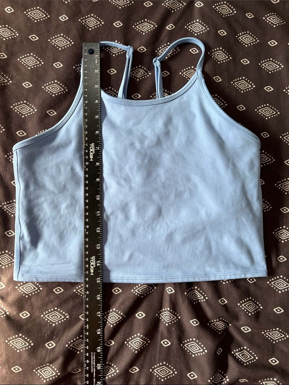 Champion Soft Touch Longline Cami Tank with Shelf Bra Cornflower Blue L - Picture 6 of 7